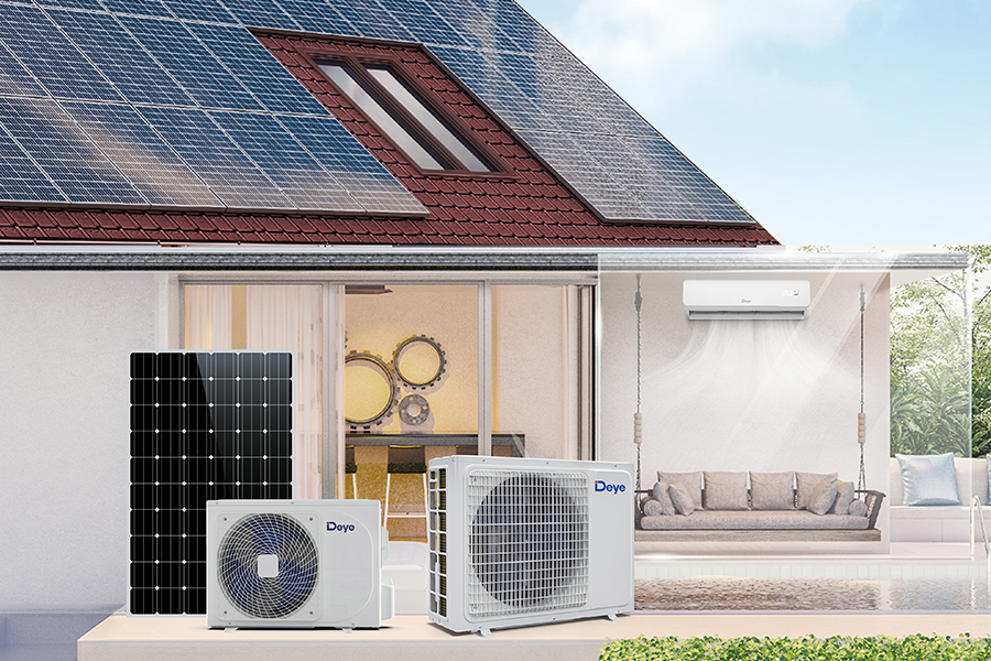 Hybrid AC/DC für Solar-Klimaanlage